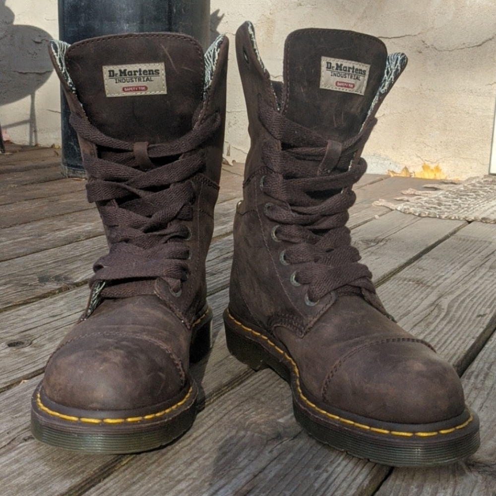 Leah Steel Toe Dr. Martens